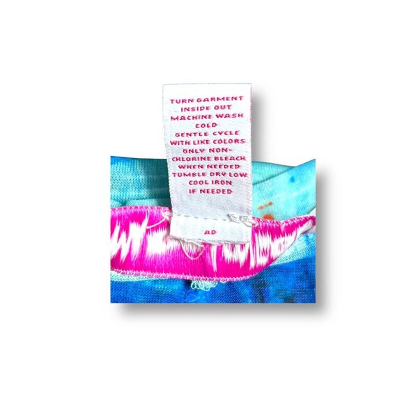 Leoma Lovegrove Womens XXL Blue Wearable Art Tunic Top Oversized Vacation Resort - Picture 7 of 7